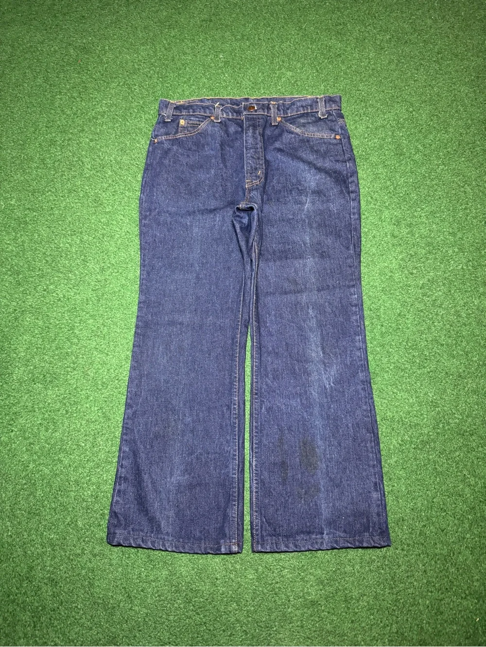 Vintage 70s Levi’s Denim Jeans, Bootcut Pants Made in USA 20517 0217 (34x28)